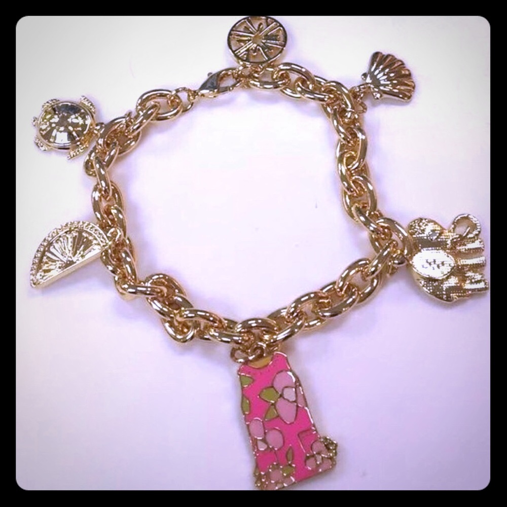 NIP Lilly Pulitzer charm bracelet